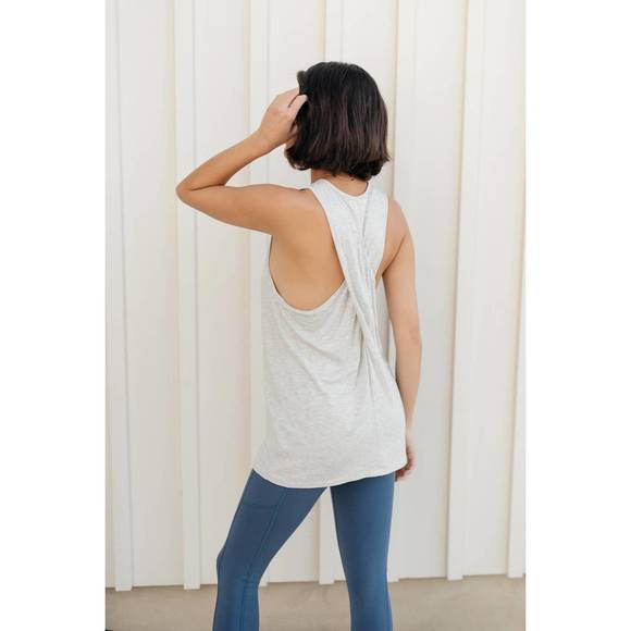 NEW 143 STORY twisted back tank in white - Picture 2 of 5